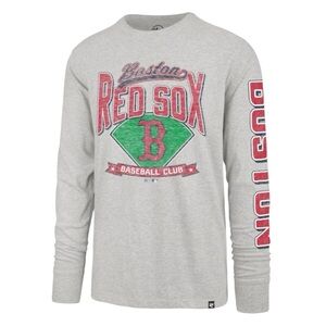 Boston Red Sox '47 Gray Big & Tall Distressed Franklin Long Sleeve 3XL NWT